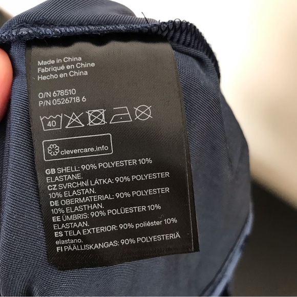 H&M Crushed Velvet Fitted Mini Dress | Blue Velvet Bodycon Ruched Dress - Picture 11 of 13